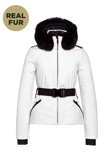 detail Goldbergh Hida Ski Jacket Real Border white