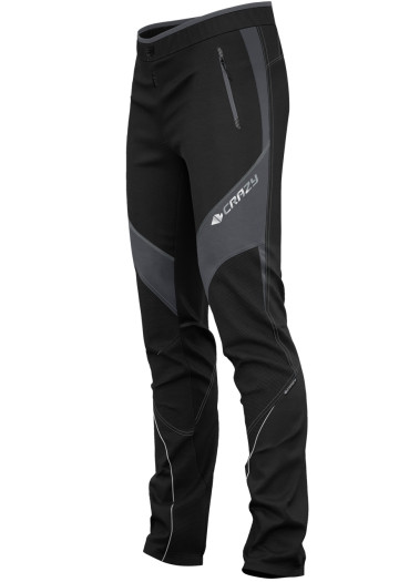 detail Pánske nohavice Crazy Pant Flame Man Black