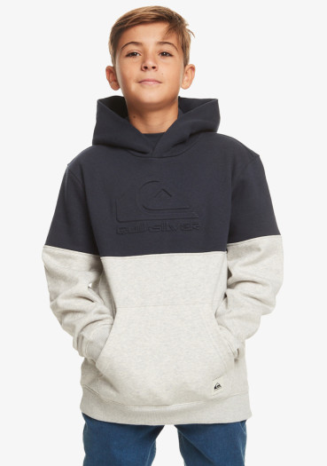 detail Chlapčenská mikina Quiksilver EQBFT03865 EmbossHoody Youth OTLR BYJ0