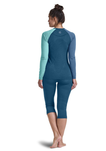 detail Dámske nohavice Ortovox 120 Competition Light Short Pants W Petrol Blue