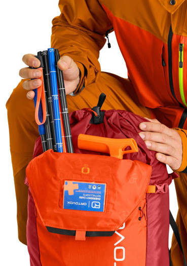 detail Ortovox Ravine 28 Hot Orange 28 Liter