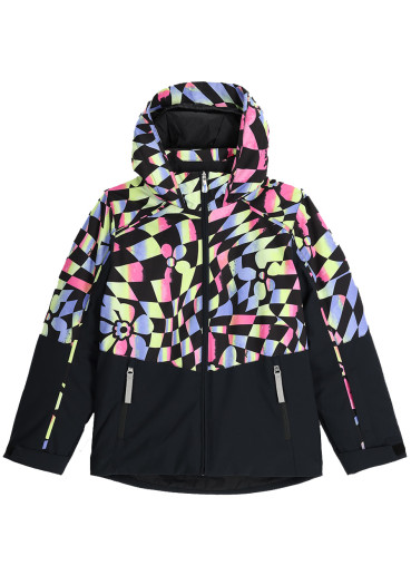 detail Spyder-Girls CONQUER JACKET-MULTI
