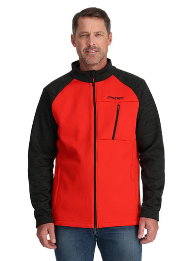 detail Spyder-M ENCORE JACKET-VOLCANO