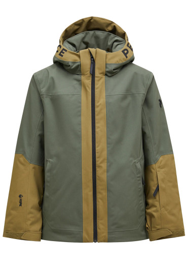 detail Peak Performance Jr Rider Ski Jacket Pine Needle/ Snap