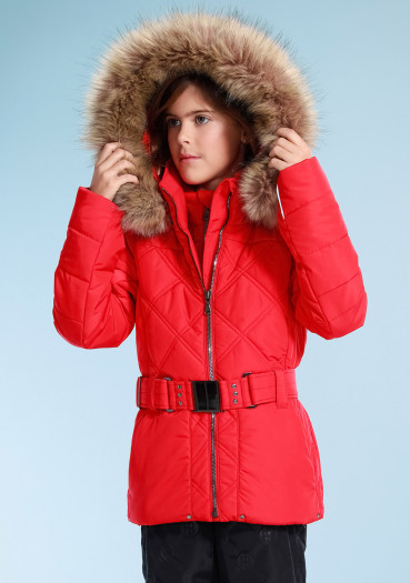 detail Detská bunda Poivre Blanc W23-1003-JRGL/A Ski Jacket Scarlet Red 