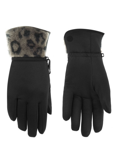 detail Poivre Blanc W23-1775-WO/F STRETCH FLEECE G Bubbly Leopard