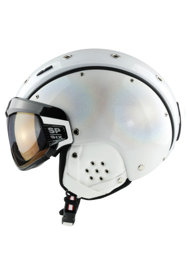 detail Casco SP-6 Visor White-black-Chameleon