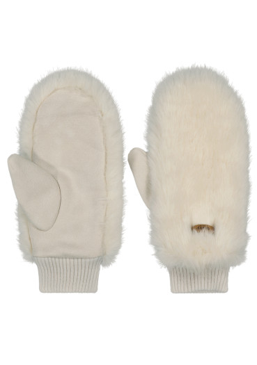 detail Dámske palčiaky Barts Fur Mitts White
