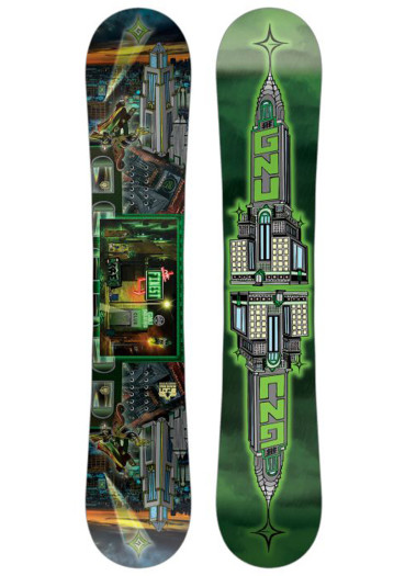 detail Snowboard GNU Finest