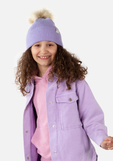 detail Barts Wonderdome Beanie Lilac
