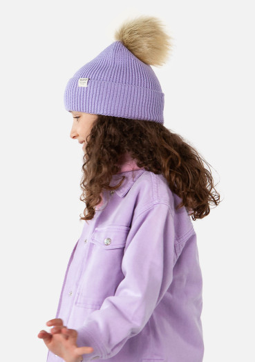 detail Barts Wonderdome Beanie Lilac