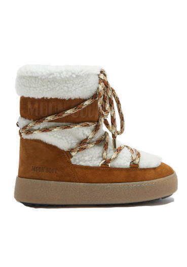 detail Dámské boty Moon Boot Ltrak Shearling 001 Whisky/Off White