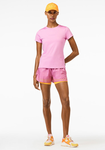 detail Goldbergh Avery Short Sleeve Top Miami Pink