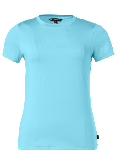 detail Goldbergh Avery Short Sleeve Top Atlantic Blue