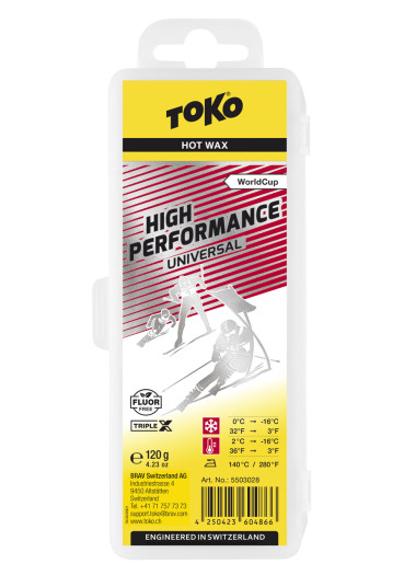 detail Toko Triplex WC High Perfor.Universal 120g červený parafín