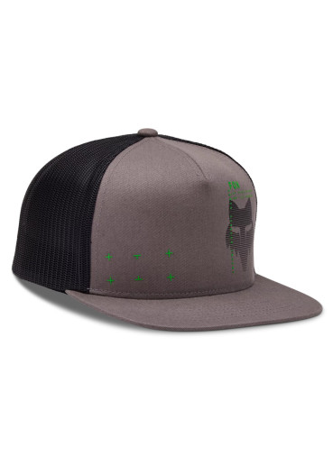detail Fox Dispute Snapback Hat Pewter