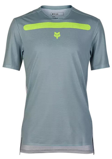 detail Cyklistický dres Fox Flexair Aviation SS Jersey Race – Gunmetal