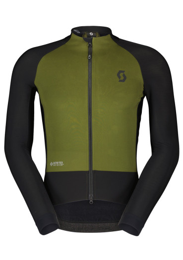 detail Pánska cyklistická bunda Scott Jkt M's RC Pro Warm Hybrid GTX WS fir green/black