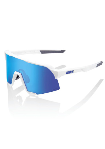 detail Slnečné okuliare 100% S3 – Matte White / HiPER Blue Multilayer Mirror Lens