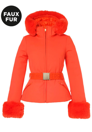 detail Goldbergh Giselle Faux Border Ski Jacket Orange