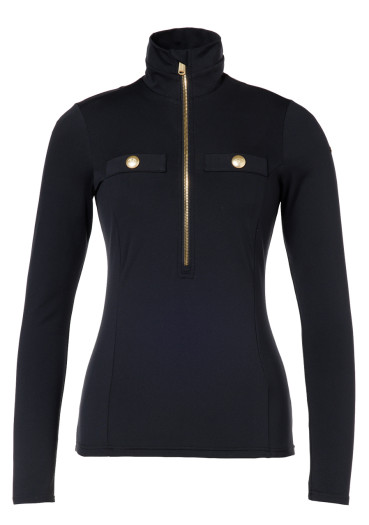 detail Dámsky rolák Goldbergh Loraine Ski Pully Black