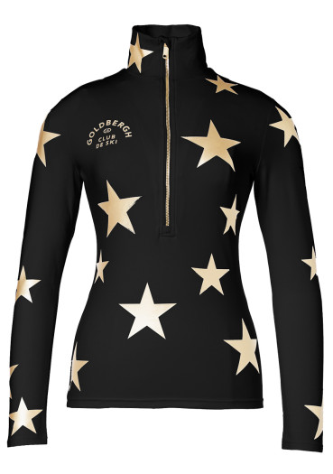 detail Goldbergh Galactique Ski Pully Black/Gold