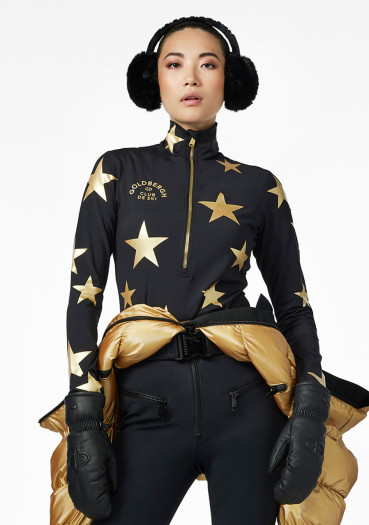 detail Goldbergh Galactique Ski Pully Black/Gold