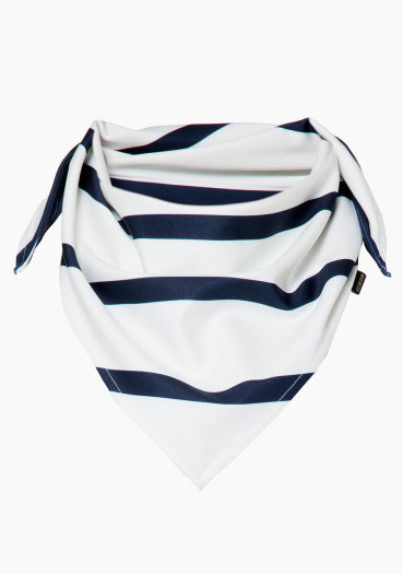 detail Dámska šatka Goldbergh Marine Scarf Breton Stripe Cream/Blue