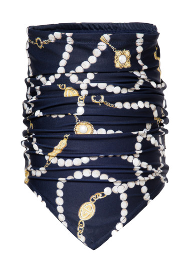 detail Dámsky nákrčník Goldbergh Bijoux Neckwarmer French Blue