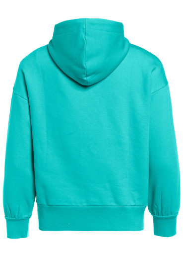 detail Goldbergh Sparkling Hooded Sweater Ice Green