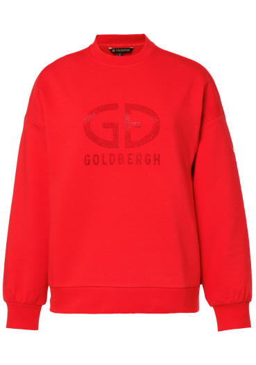 detail Goldbergh Embrasse Crew Neck Sweater Flame