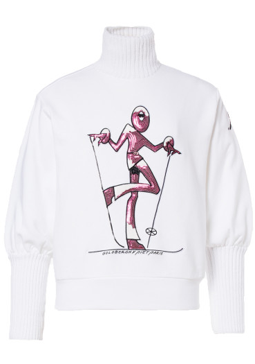 detail Goldbergh Pret A Porter Turtle Neck Sweater White