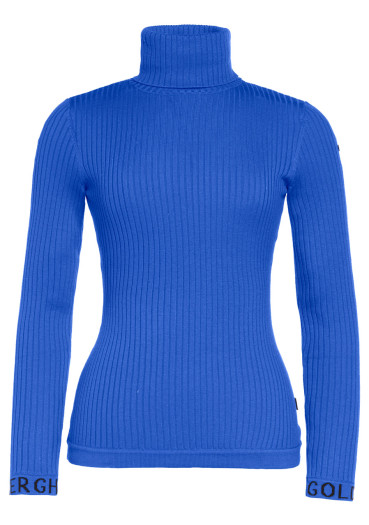 detail Goldbergh Mira Long Sleeve Knit Sweater Dazzling Blue