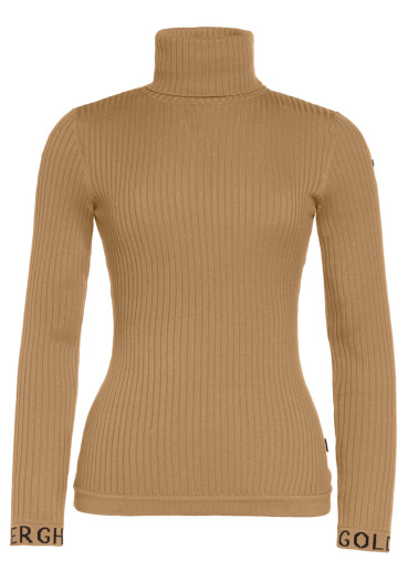 detail Goldbergh Mira Long Sleeve Knit Sweater Marmottes