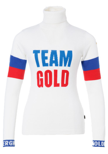 detail Goldbergh Champ Long Sleeve Knit Sweater White