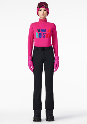 detail Dámsky sveter Goldbergh Amour Long Sleeve Knit Sweater Passion Pink