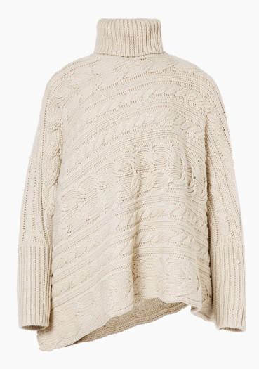 detail Goldbergh Twist Oversize Knit Sweater Champagne