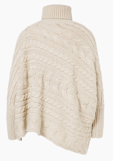 detail Goldbergh Twist Oversize Knit Sweater Champagne