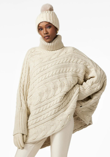 detail Goldbergh Twist Oversize Knit Sweater Champagne