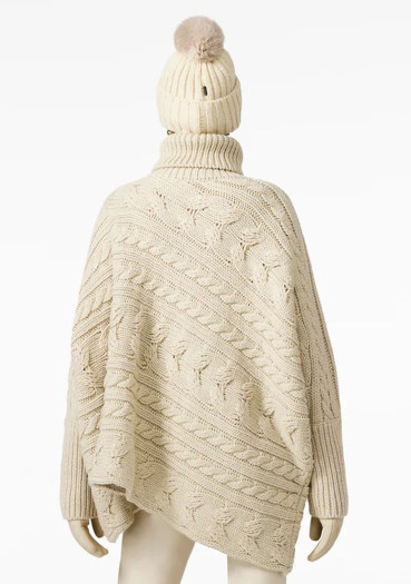 detail Goldbergh Twist Oversize Knit Sweater Champagne