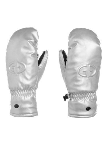 detail Goldbergh Charmer Mittens Silver