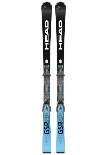 detail Zjazdové lyže Head Worldcup Rebels e.GSR + PR 11 GW čierna/modrá