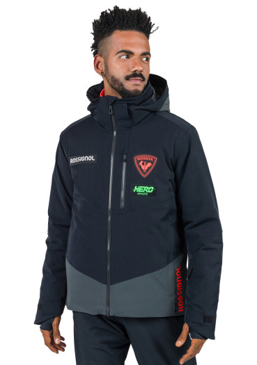 detail Pánska bunda Rossignol Hero Blackside JKT Black