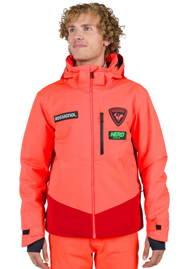detail Pánská bunda Rossignol Hero Blackside JKT Orange