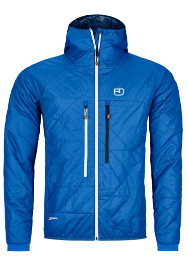 detail Pánská bunda Ortovox Swisswool Piz Boe Jacket Men's Blue Note