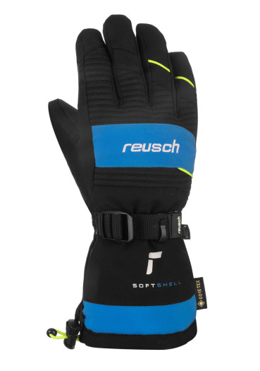 detail Detské rukavice Reusch Maxim GORE-TEX Junior - Black/Brilliant Blue/Safety Yellow