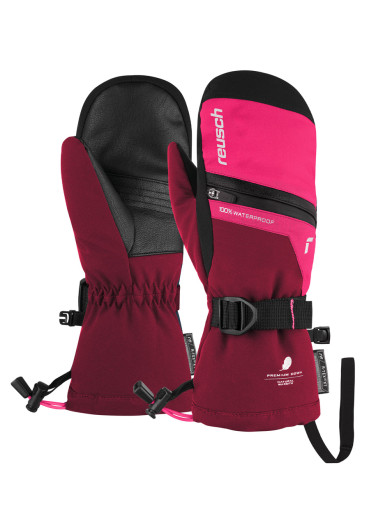 detail Dětské rukavice Reusch Lando R-TEX® XT Junior Mitten - cerise/pink glo