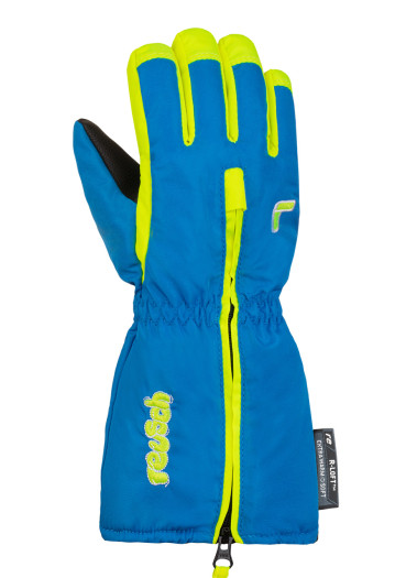 detail Detské rukavice Reusch Tom 4525 brilliant blue/safety yel