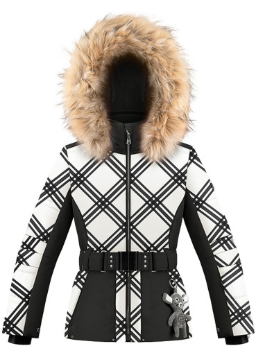 detail Detská bunda Poivre Blanc W24-1003-Jrgl Ski Jacket Cross Black