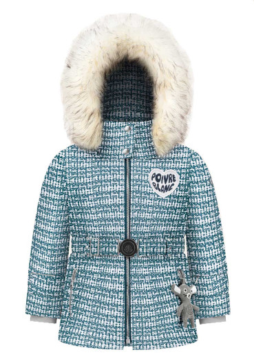 detail Detská bunda Poivre Blanc W24-1201-Bbgl Synthetic Down Ski Tweed Gothic Blue